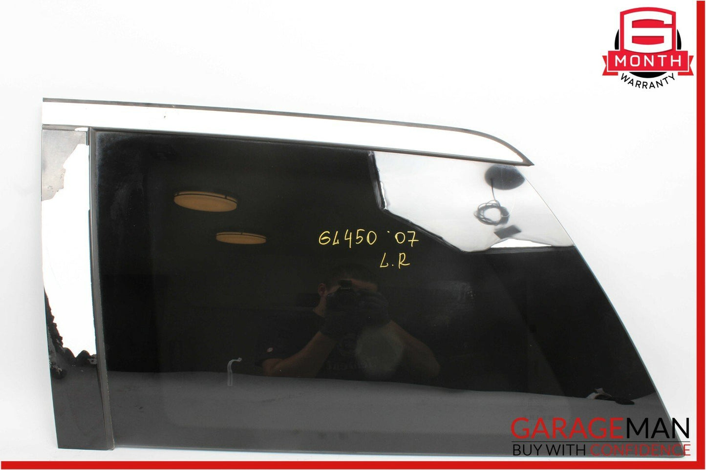 07-12 Mercedes X164 GL450 Quarter Window Glass Rear Left Driver Side OEM