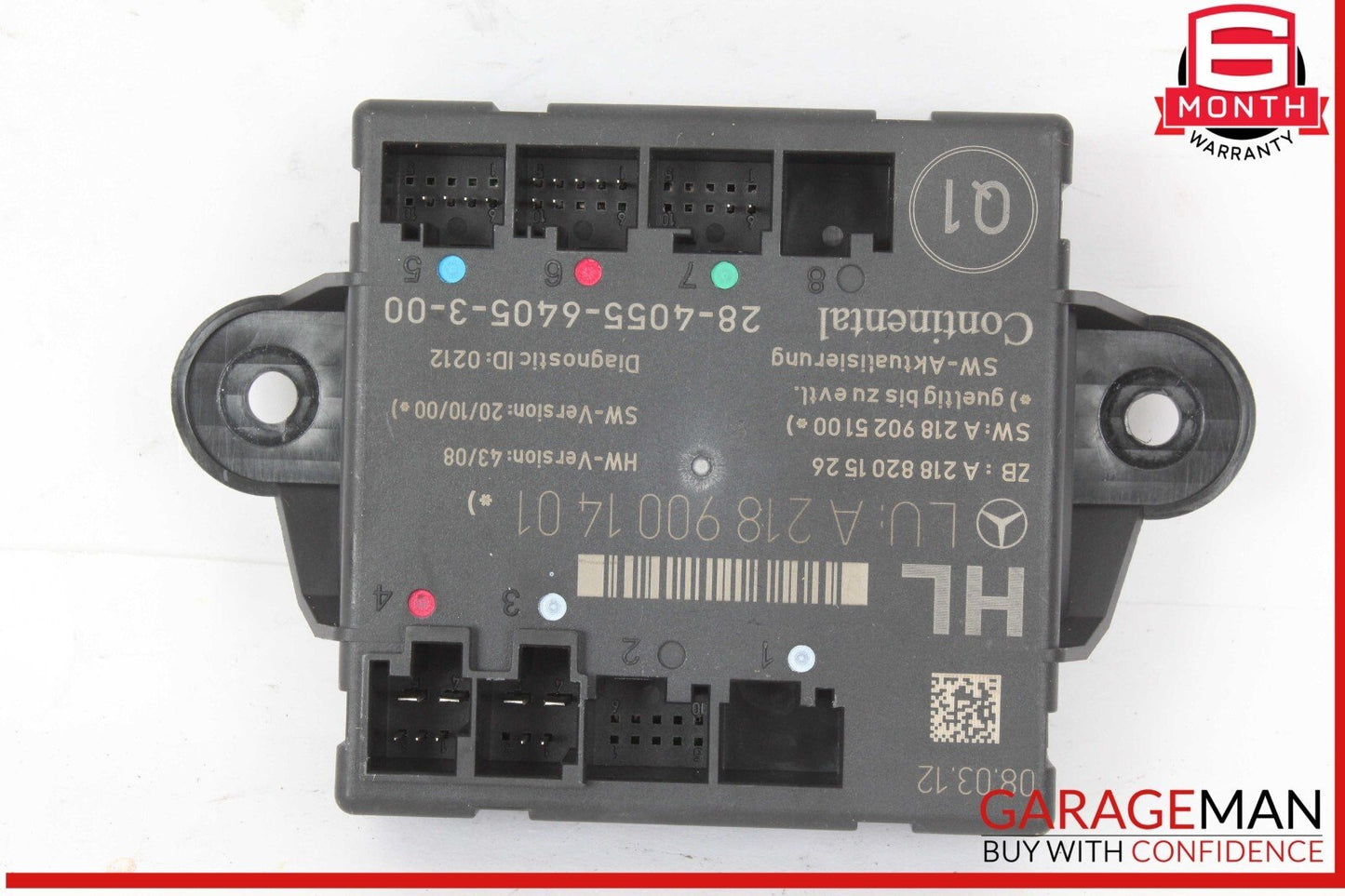 08-18 Mercedes W218 CLS550 C300 E550 Rear Left Side Door Control Module Unit