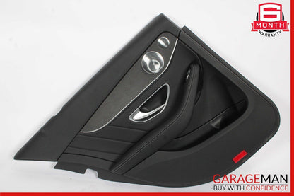 15-20 Mercedes W205 C300 C43 Rear Left Driver Side Interior Door Panel Cover OEM