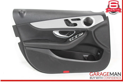 15-21 Mercedes W205 C300 C350e Front Left Side Interior Door Panel OEM