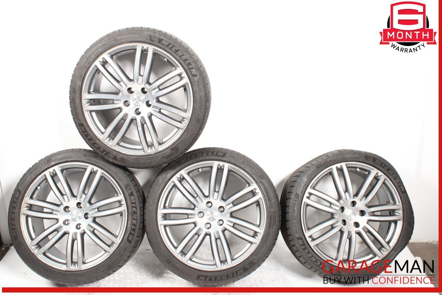 14-17 Maserati Ghibli Quttroporte Complete Wheel Tire Rim Set of 4 Pc R20 OEM