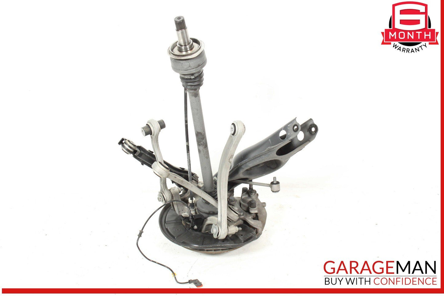 10-16 Mercedes W212 E350 Rear Left  Spindle Knuckle Hub Bearing CV Shaft Assy