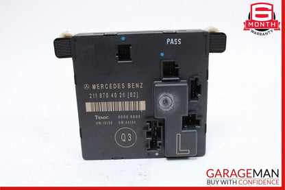 03-09 Mercedes W211 E350 E500 E550 Door Control Module Unit Rear Left