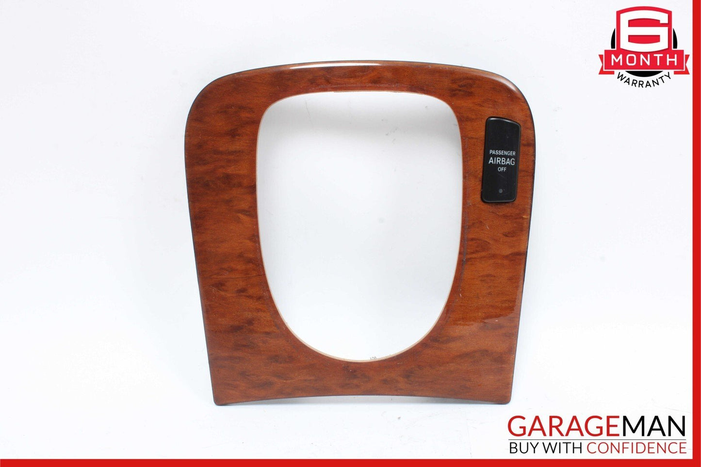 03-06 Mercedes W220 S430 S500 S55 AMG Center Console Shifter Bezel Trim Wood OEM