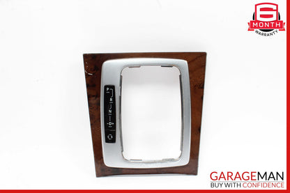 08-15 Mercedes W204 C350 Center Console Shifter Trim Cover Panel Bezel Wood Assy