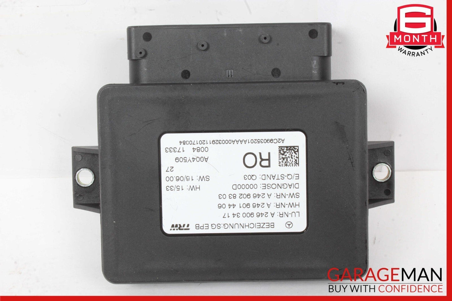 12-20 Mercedes X156 GLA250 GL450 SLK250 Hand Parking Brake Control Module OEM
