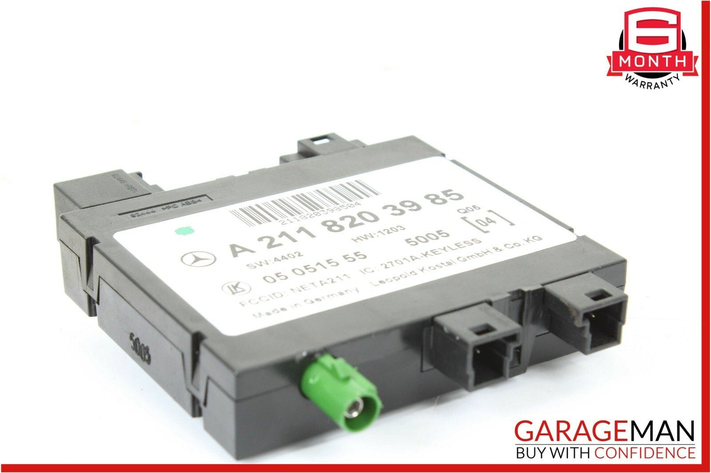 03-11 Mercedes W219 CLS500 E500 Keyless Go Entry Computer Control Module Unit