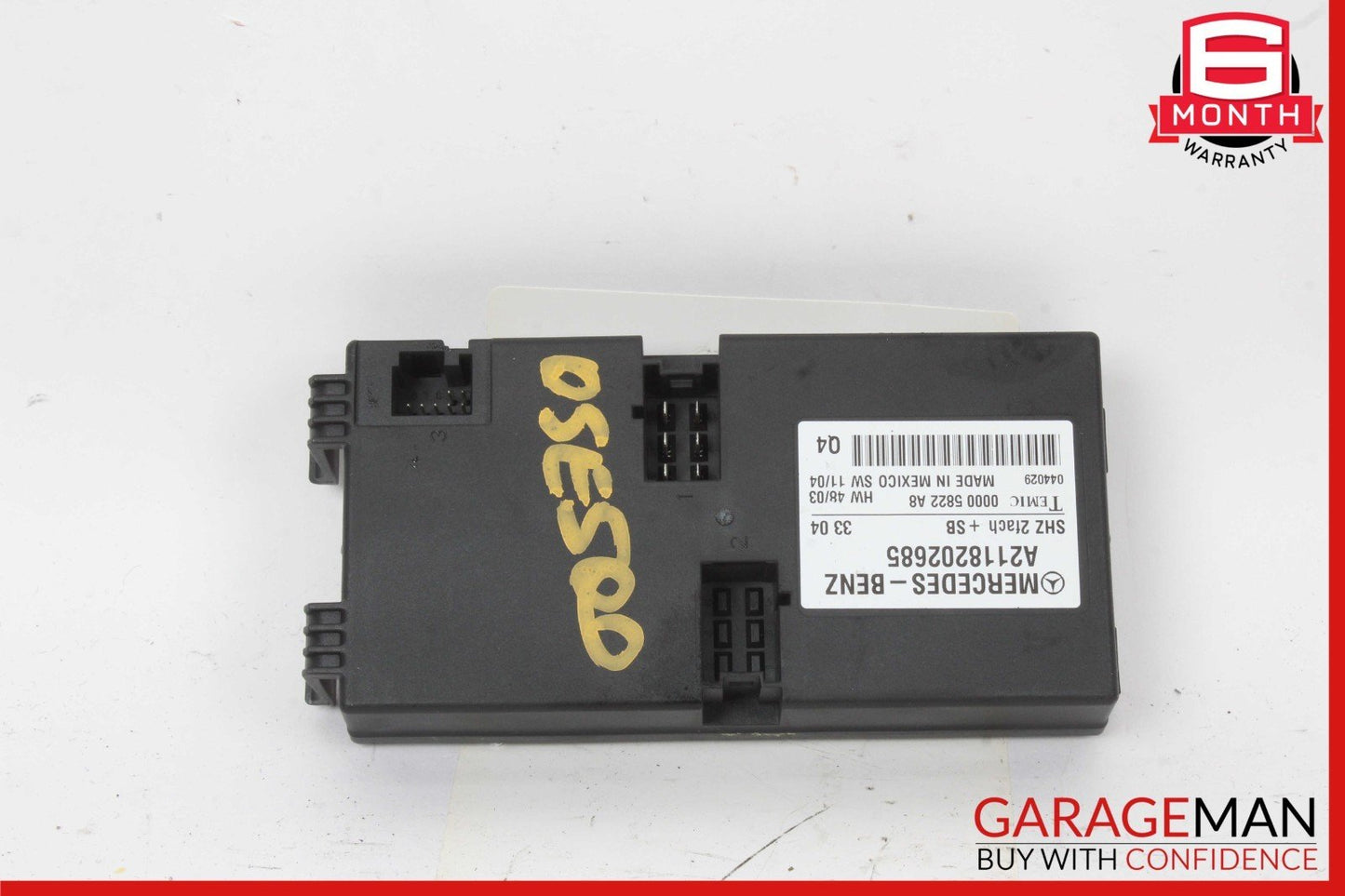 05-13 Mercedes W211 E500 Heated Seat Control Module Unit 2118202685 OEM