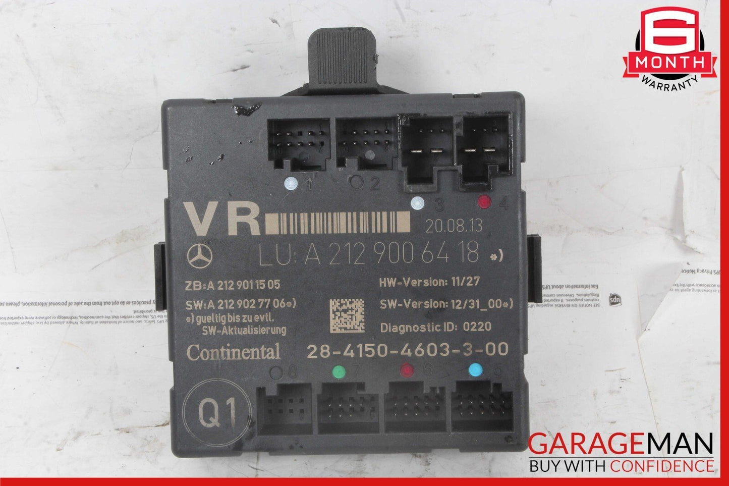 08-18 Mercedes W207 E350 C250 CLS500 Front Right Side Door Control Module OEM