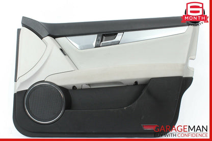 08-14 Mercedes W204 C250 Sedan Front Right Side Interior Door Panel Black Grey