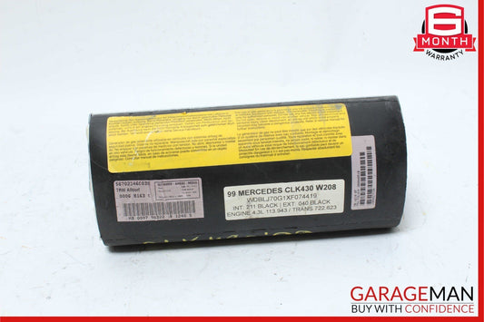 97-03 Mercedes W208 CLK430 CLK320 Front Right Dashboard Airbag Air Bag OEM