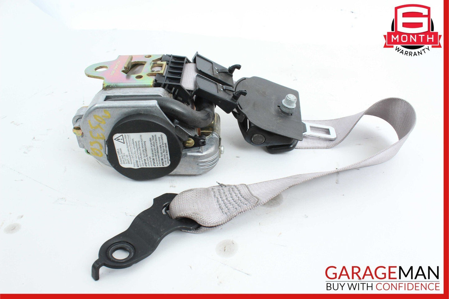 03-06 Mercedes W211 E500 Front Right Seat Belt Seatbelt Retractor Assembly Grey