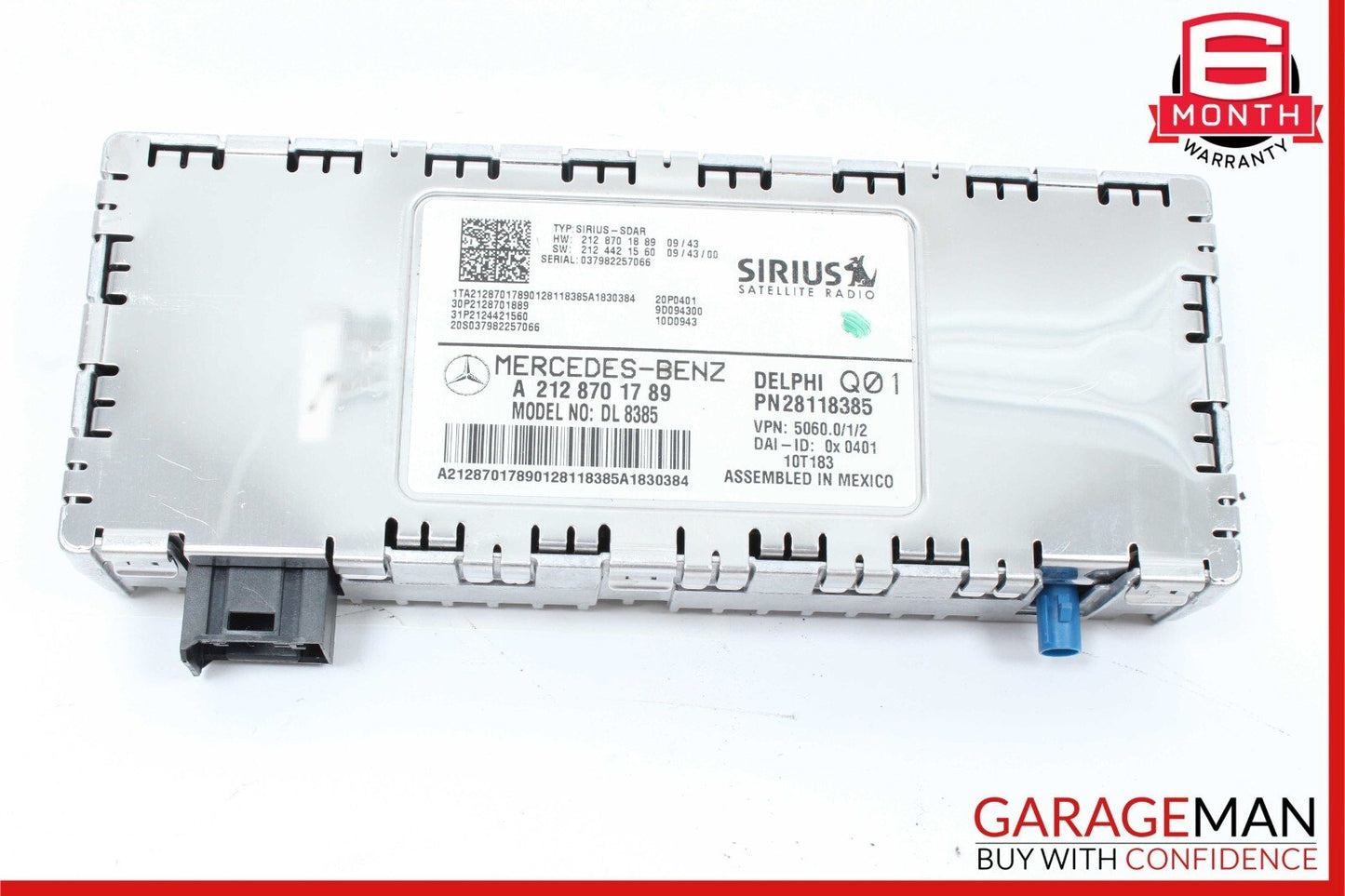08-14 Mercedes W204 C300 C350 E350 Sirius Satellite Radio Receiver Module OEM