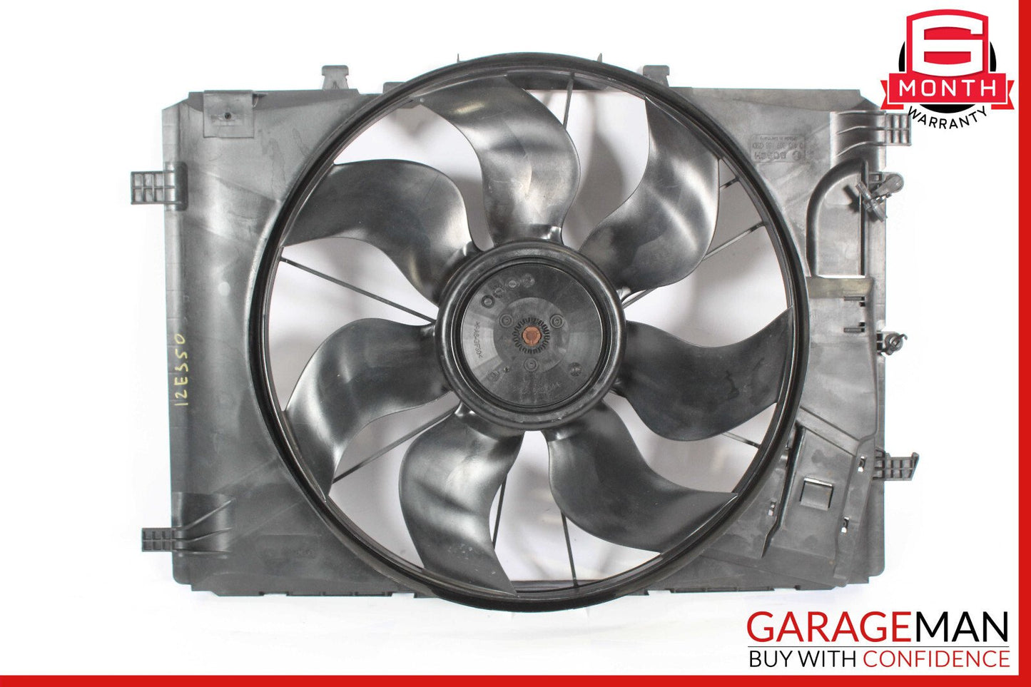 08-18 Mercedes W212 E350 C350 Engine Radiator Cooling Fan Motor Assembly OEM