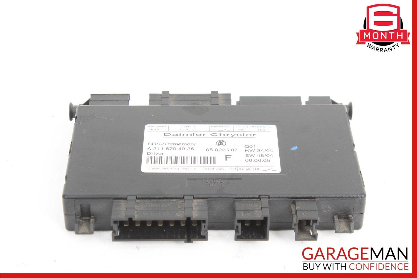 03-12 Mercedes W211 E350 SLK280 Front Left Side Seat Control Module Unit OEM