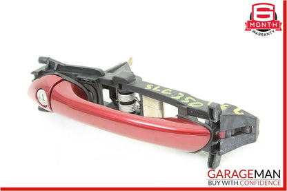 05-08 Mercedes R171 SLK350 Front Left Driver Side Exterior Door Handle Red OEM