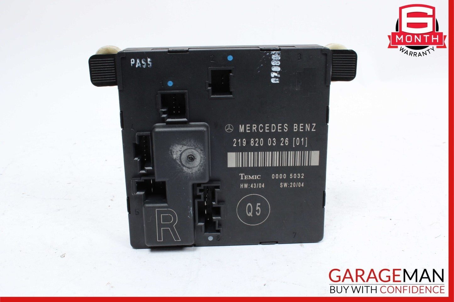 06-11 Mercedes W219 CLS500 CLS550 CLS63 AMG Rear Right Side Door Control Module