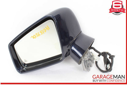 12-18 Mercedes W218 CLS550 Left Side Door Rear View Mirror w/ Blind Spot OEM