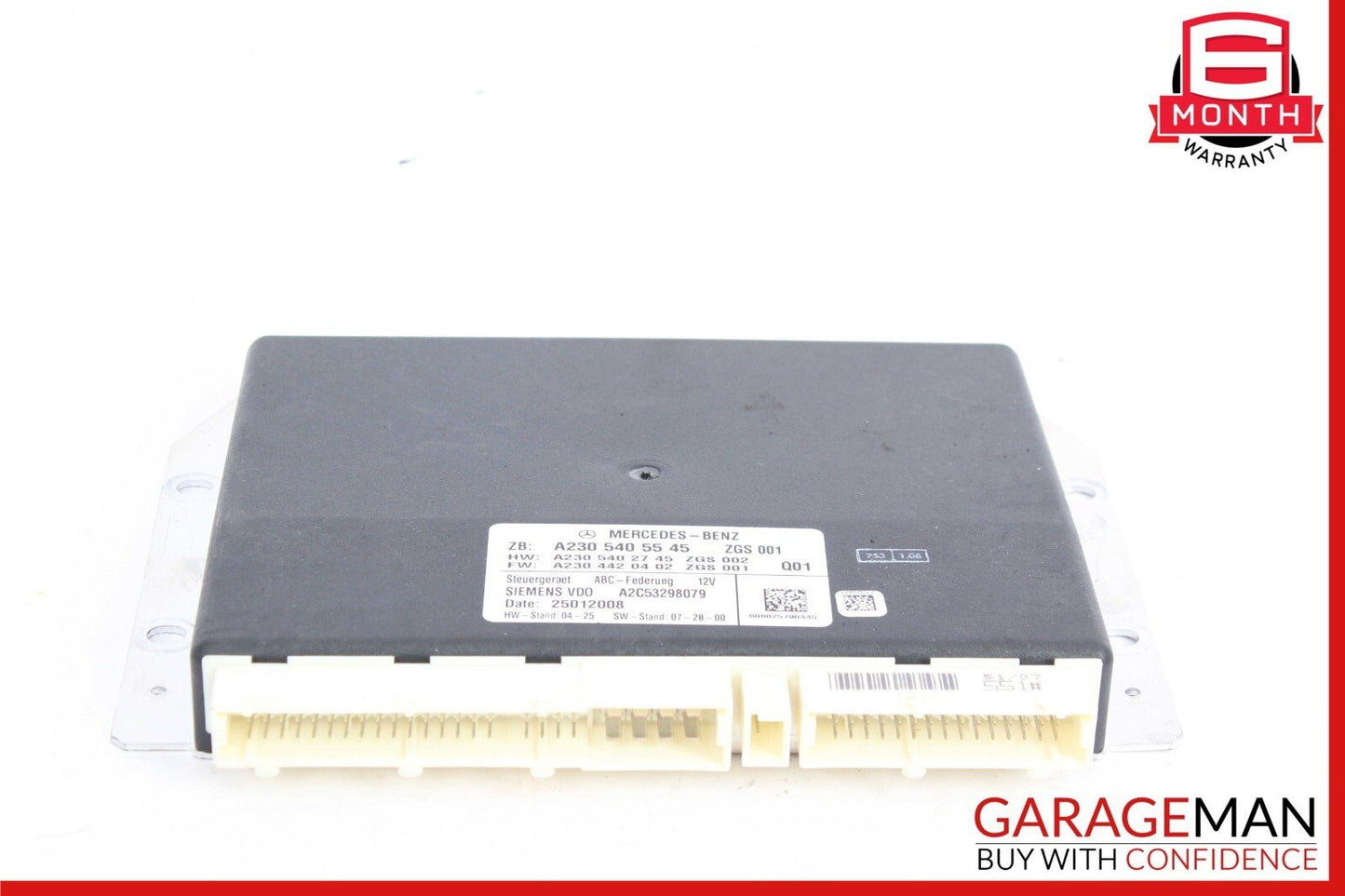 07-12 Mercedes R230 SL550 SL600 Suspension ABC Active Body Control Module OEM