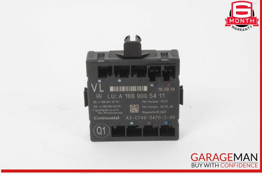 12-20 Mercedes W166 ML350 4MATIC Front Left Driver Side Door Control Module Unit