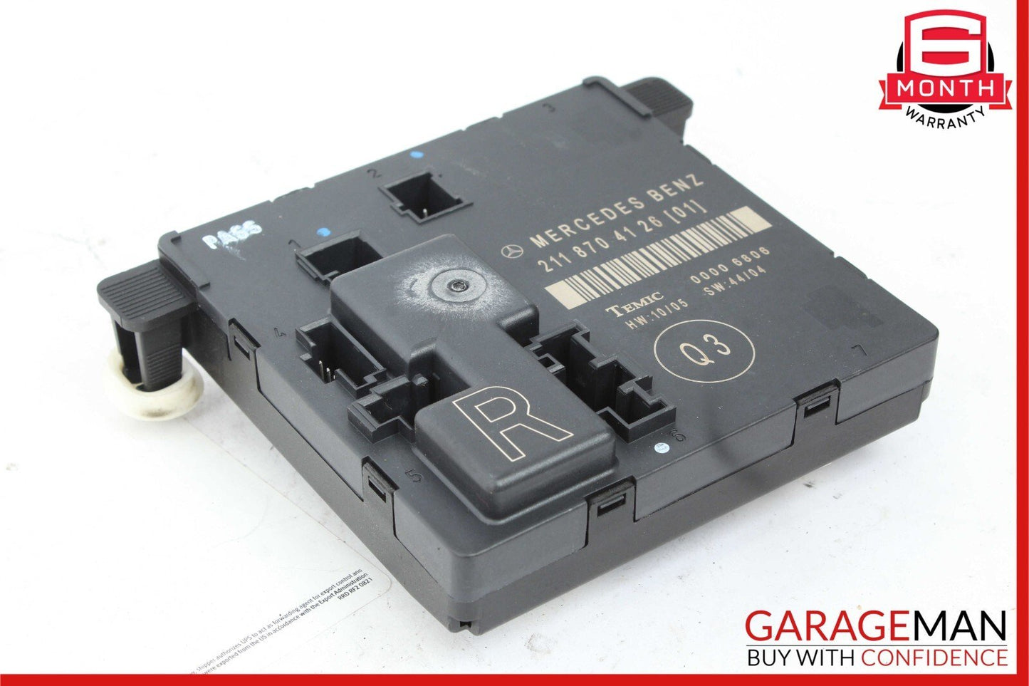 03-09 Mercedes W211 E350 E550 E63 AMG Rear Right Side Door Control Module Unit