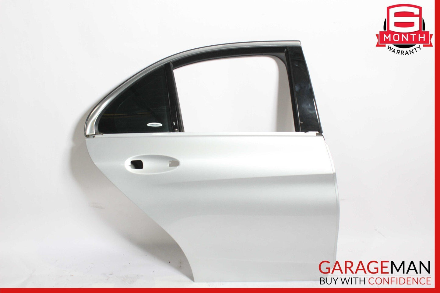 15-20 Mercedes W205 C300 Sedan Rear Right Side Exterior Door Shell Silver OEM