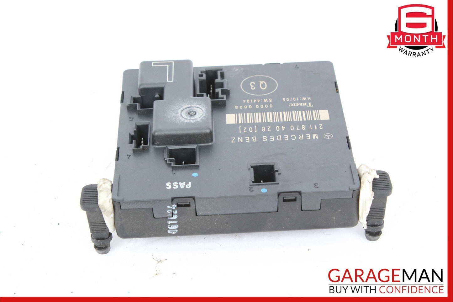 03-09 Mercedes W211 E63 AMG E350 E550 Rear Left Side Door Control Module Unit