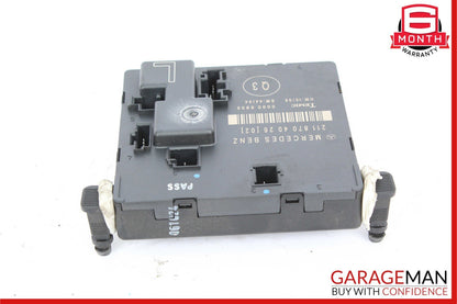 03-09 Mercedes W211 E63 AMG E350 E550 Rear Left Side Door Control Module Unit