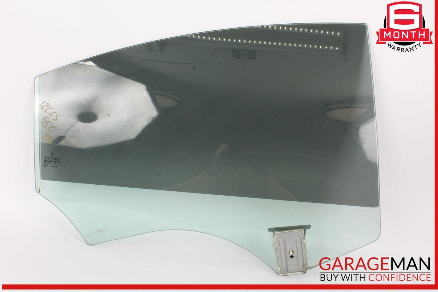 12-18 Mercedes W218 CLS550 Rear Right Passenger Side Door Window Glass OEM