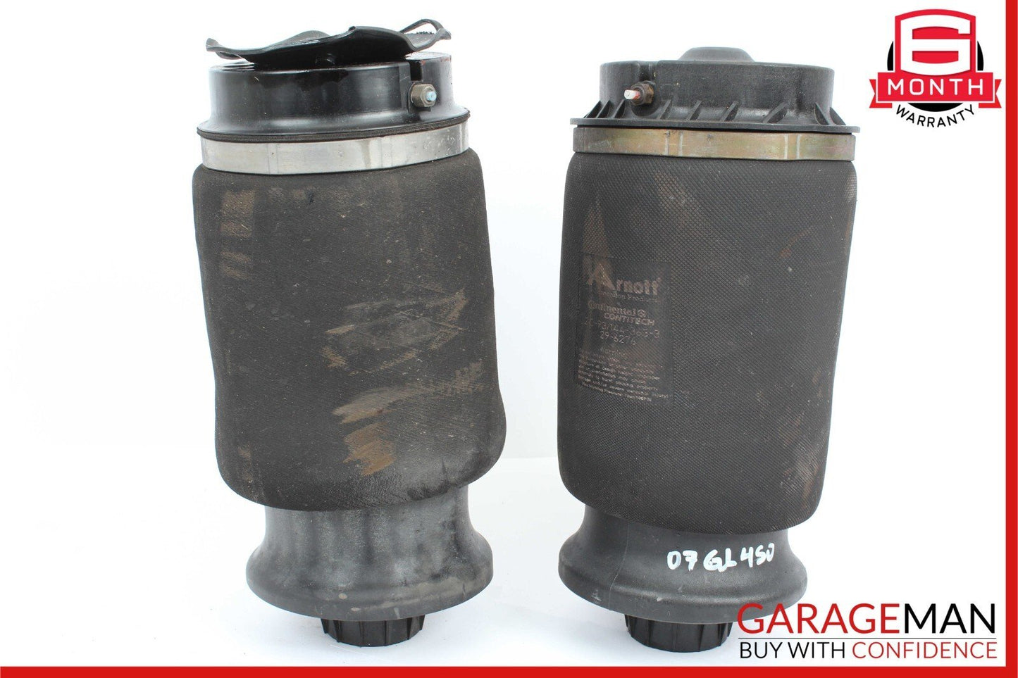 06-19 Mercedes X164 GL450 4MATIC Rear Left & Right Air Suspension Bag Shock Set