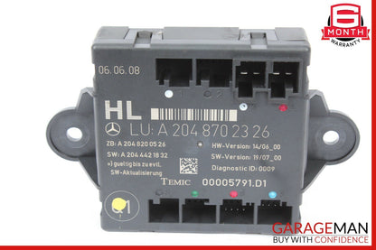 08-14 Mercedes W204 C300 C350 Rear Left Side Door Control Module 2048702326 OEM