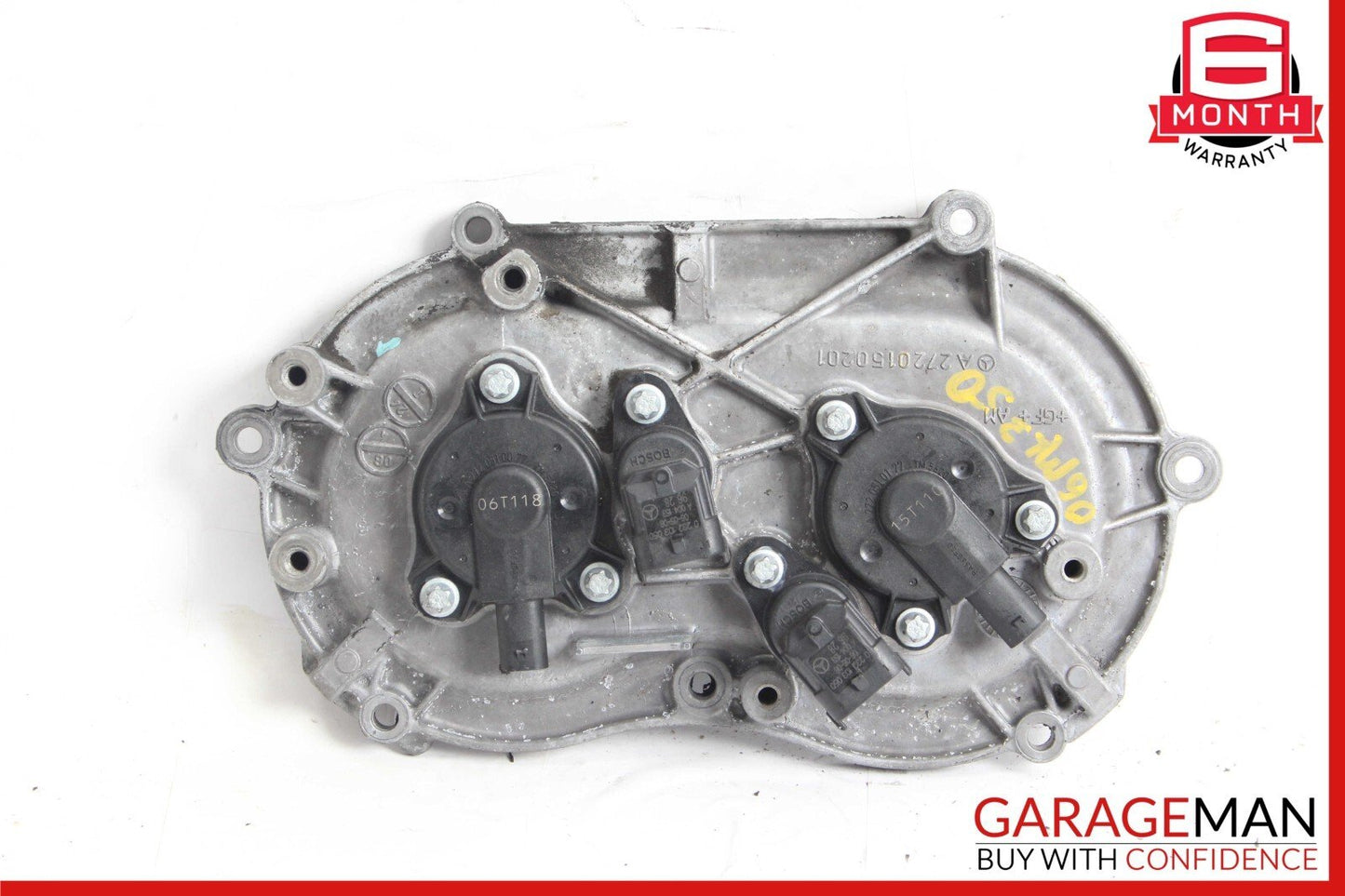 05-13 Mercedes W164 ML350 E550 Front Left Side Engine Timing Chain Cover Plate