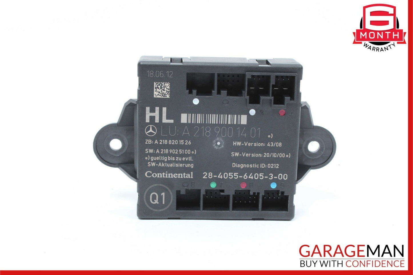 08-18 Mercedes CLS400 CLS550 C250 E350 Rear Left Side Door Control Module Unit