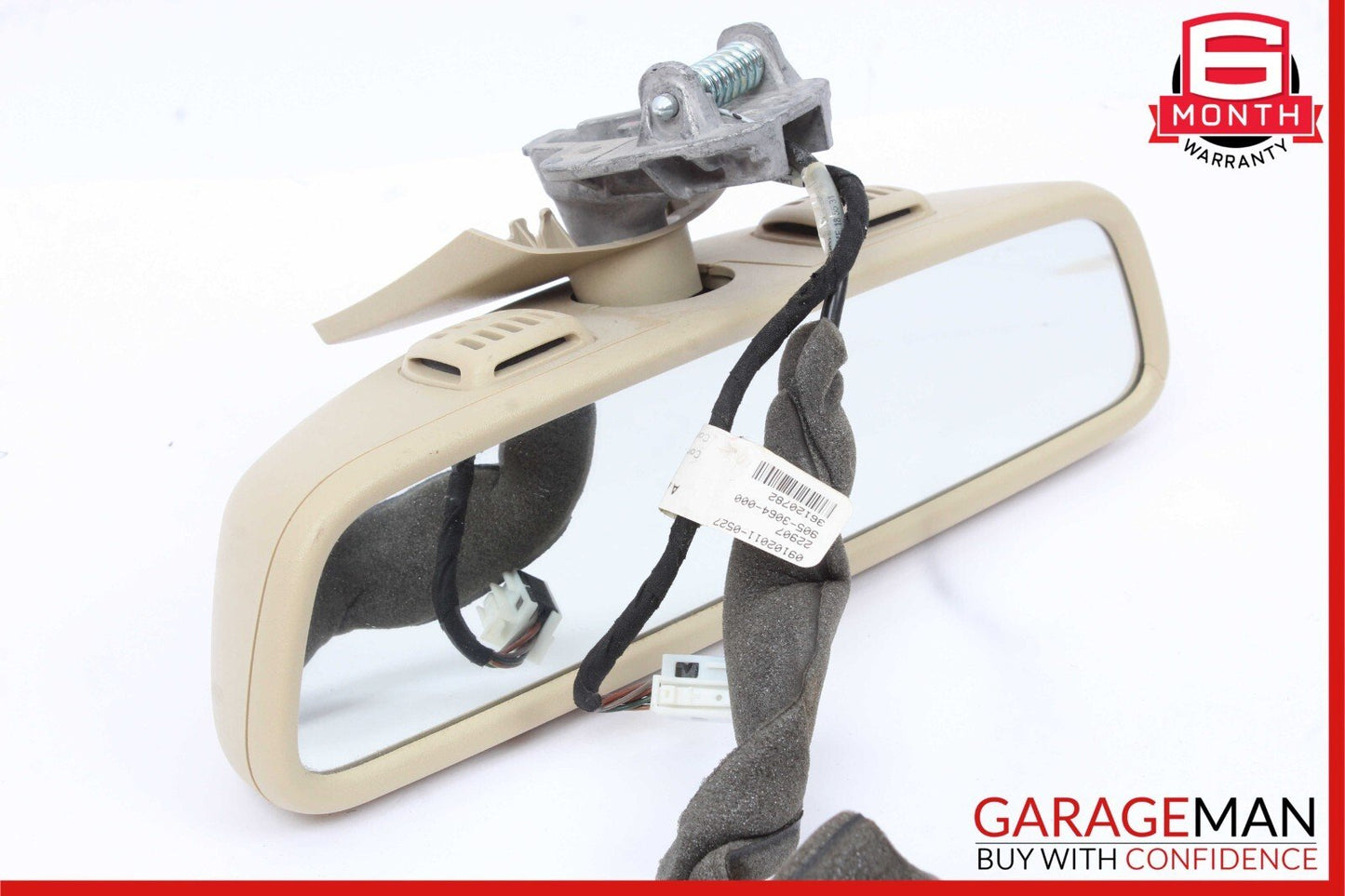 12-14 Mercedes W204 C250 C300 Interior Rear View Mirror Beige OEM