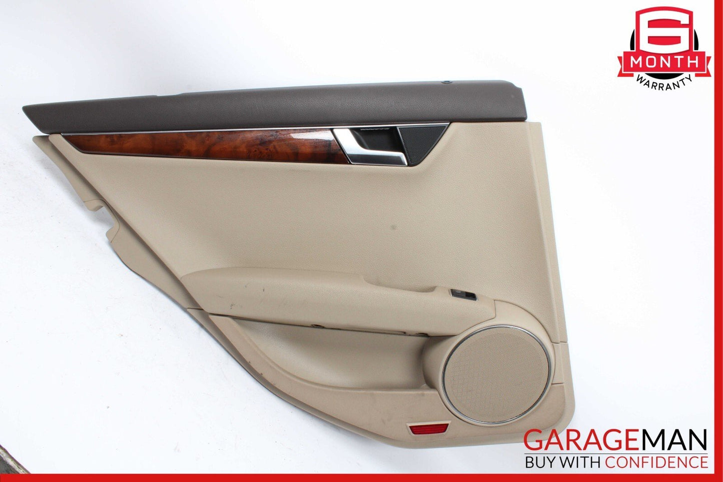 08-14 Mercedes W204 C250 C300  Rear Left Driver Side Interior Door Panel OEM