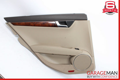 08-14 Mercedes W204 C250 C300  Rear Left Driver Side Interior Door Panel OEM