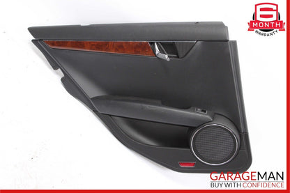 08-14 Mercedes W204 C300 Sedan Rear Left Side Interior Door Panel Cover OEM