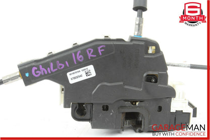 14-17 Maserati Ghibli Front Right Passenger Door Lock Latch Actuator Mechanism