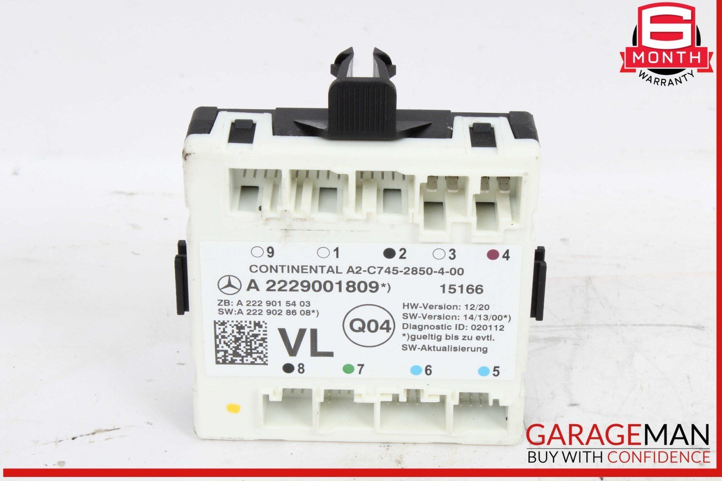 15-23 Mercedes W205 C300 4MATIC Front Left Side Door Control Module Unit OEM