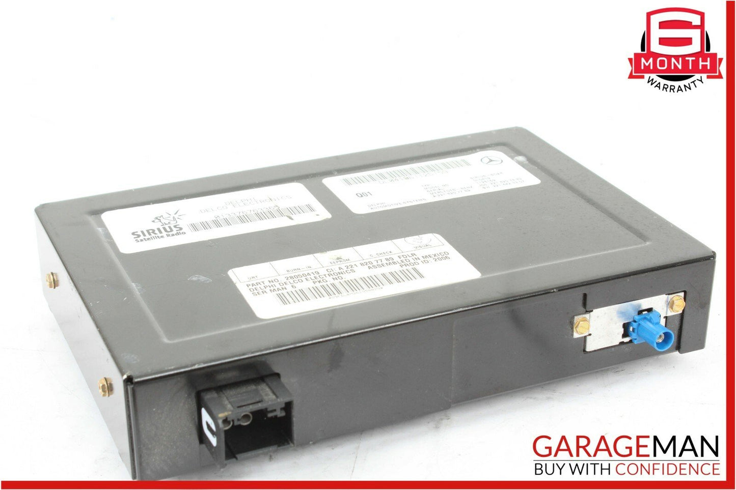 07-09 Mercedes S550 CL550 Sirius Satellite Radio Receiver Control Module