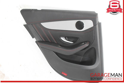 16-22 Mercedes X253 GLC43 AMG GLS300 Rear Left Side Interior Door Trim Panel OEM