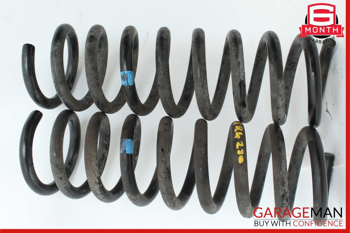 97-04 Mercedes R170 SLK230 Rear Right & Left Shock Absorber Coil Spring Set OEM