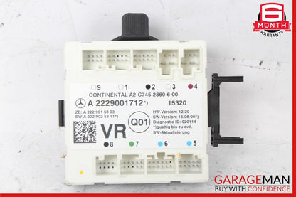 14-17 Mercedes W222 S550 S600 Sedan Front Right Side Door Control Module OEM
