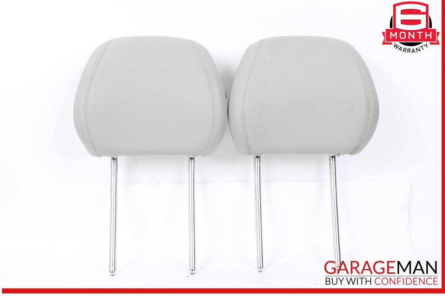 12-15 Mercedes X166 GL450 4MATIC Front Seat Headrest Head Rest Gray Set of 2 OEM