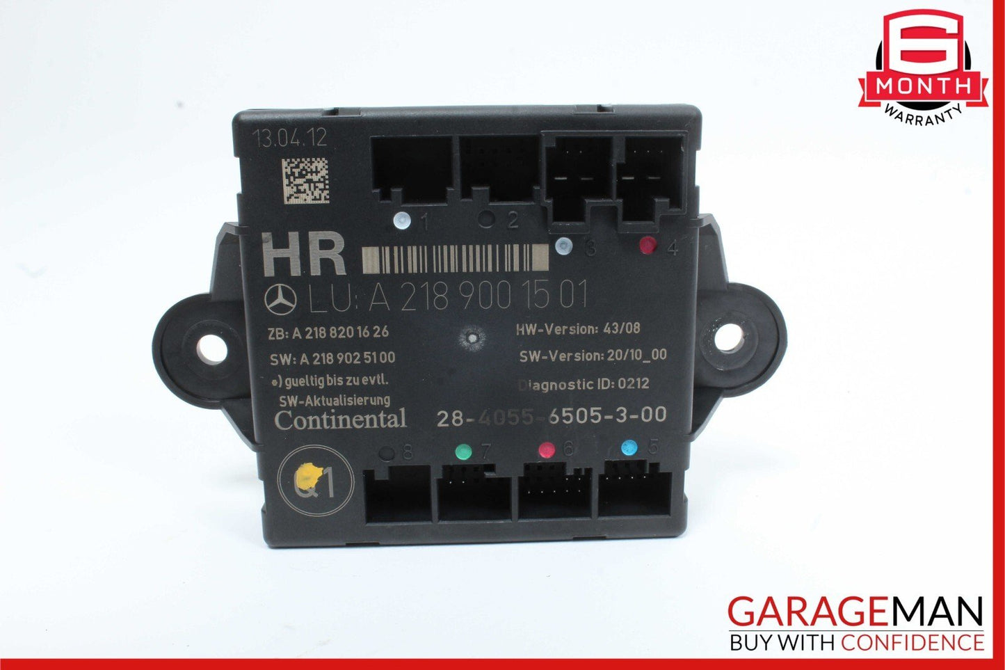 08-18 Mercedes GLK350 E550 CLS550 C350 Rear Right Side Door Control Module Unit