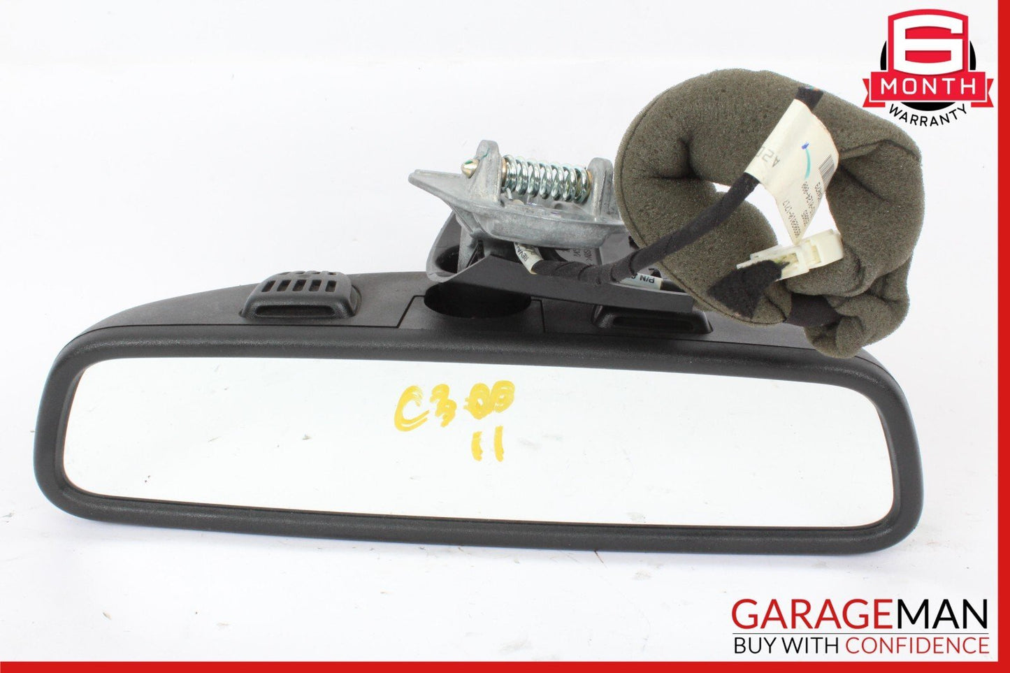 08-11 Mercedes W204 C300 4MATIC Interior Rear View Mirror Black 2048103417 OEM