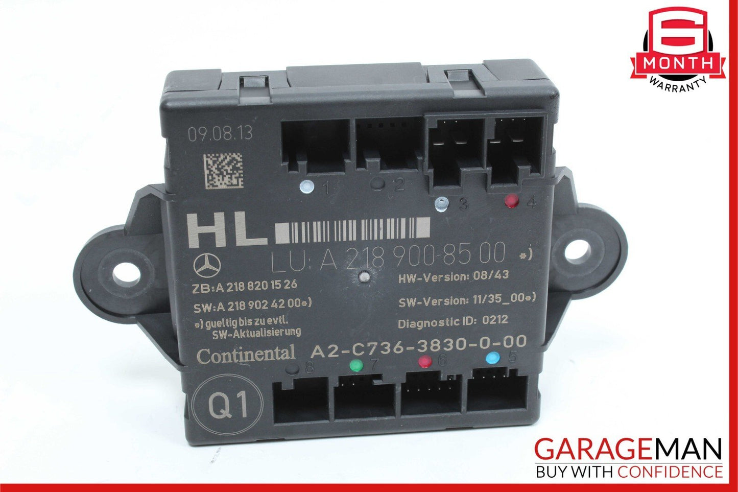 08-18 Mercedes CLS400 E350 CLS550 C250 Rear Left Side Door Control Module Unit