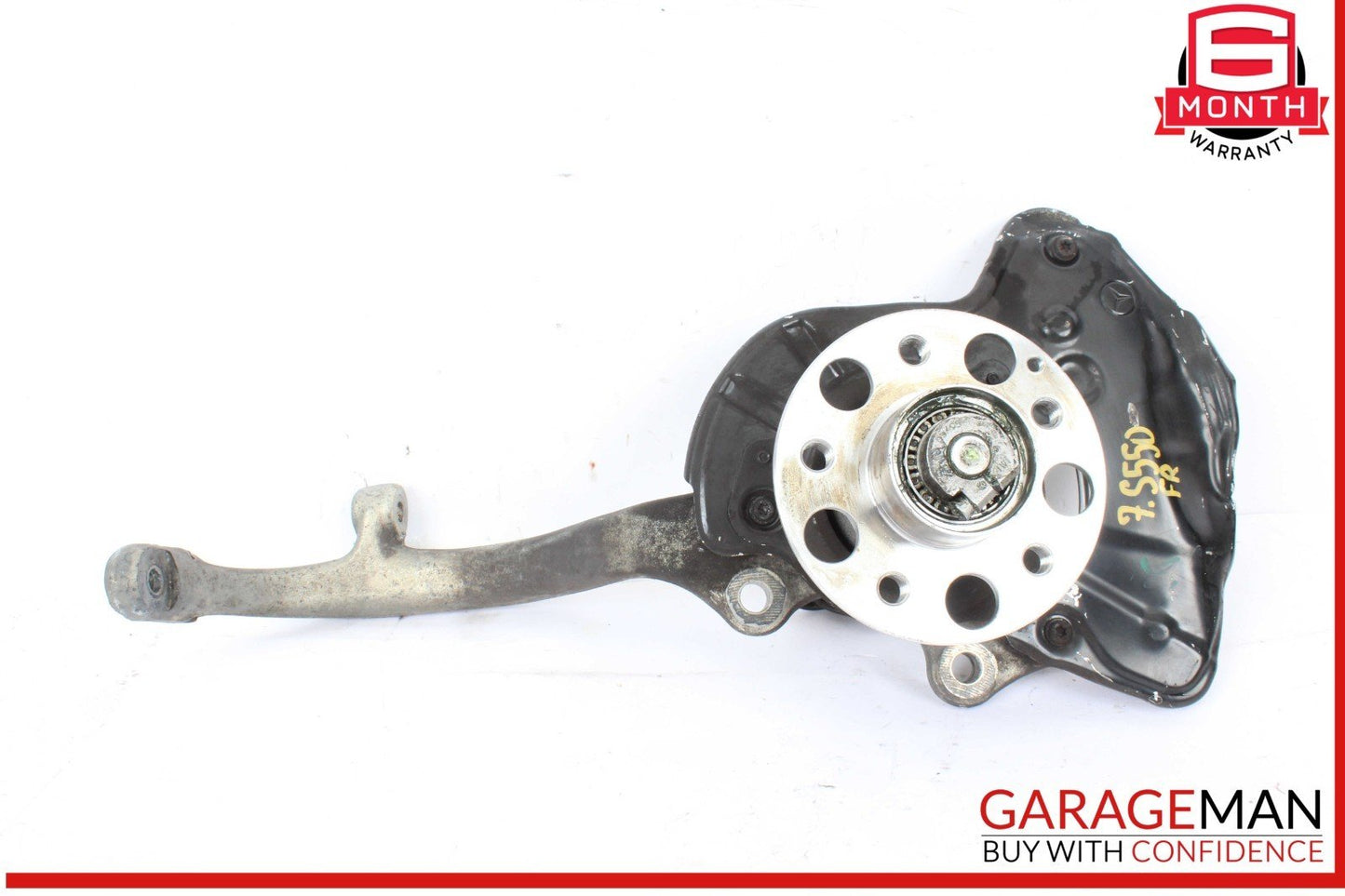 07-14 Mercedes W221 S550 S400 Front Right Wheel Carrier Spindle Knuckle Hub OEM