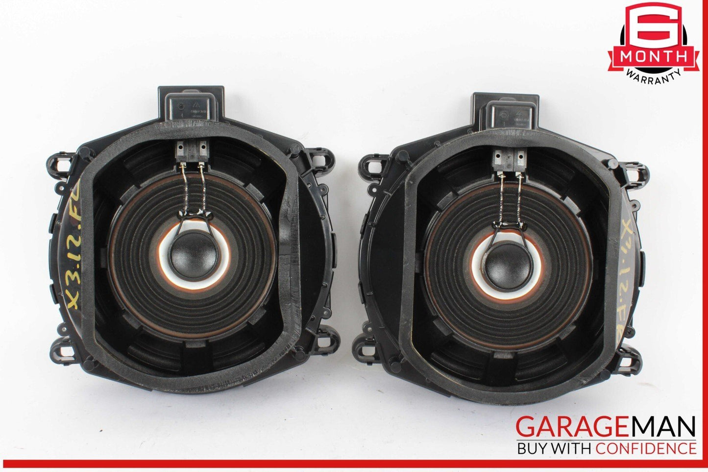11-17 BMW X3 Front Left & Front Right Side Floor Audio Subwoofer Speaker OEM
