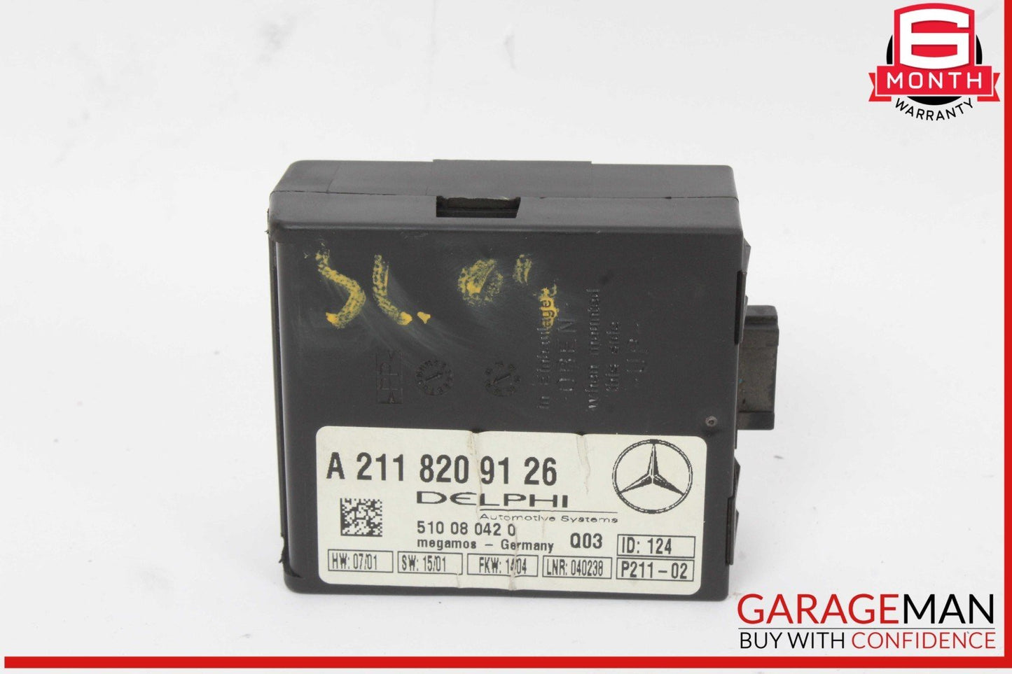 00-12 Mercedes R230 SL500 C230 S430 E320 Anti Theft Alarm Module 2118209126 OEM